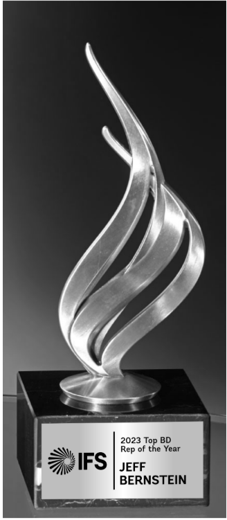 Achievement Flame on Marble Base