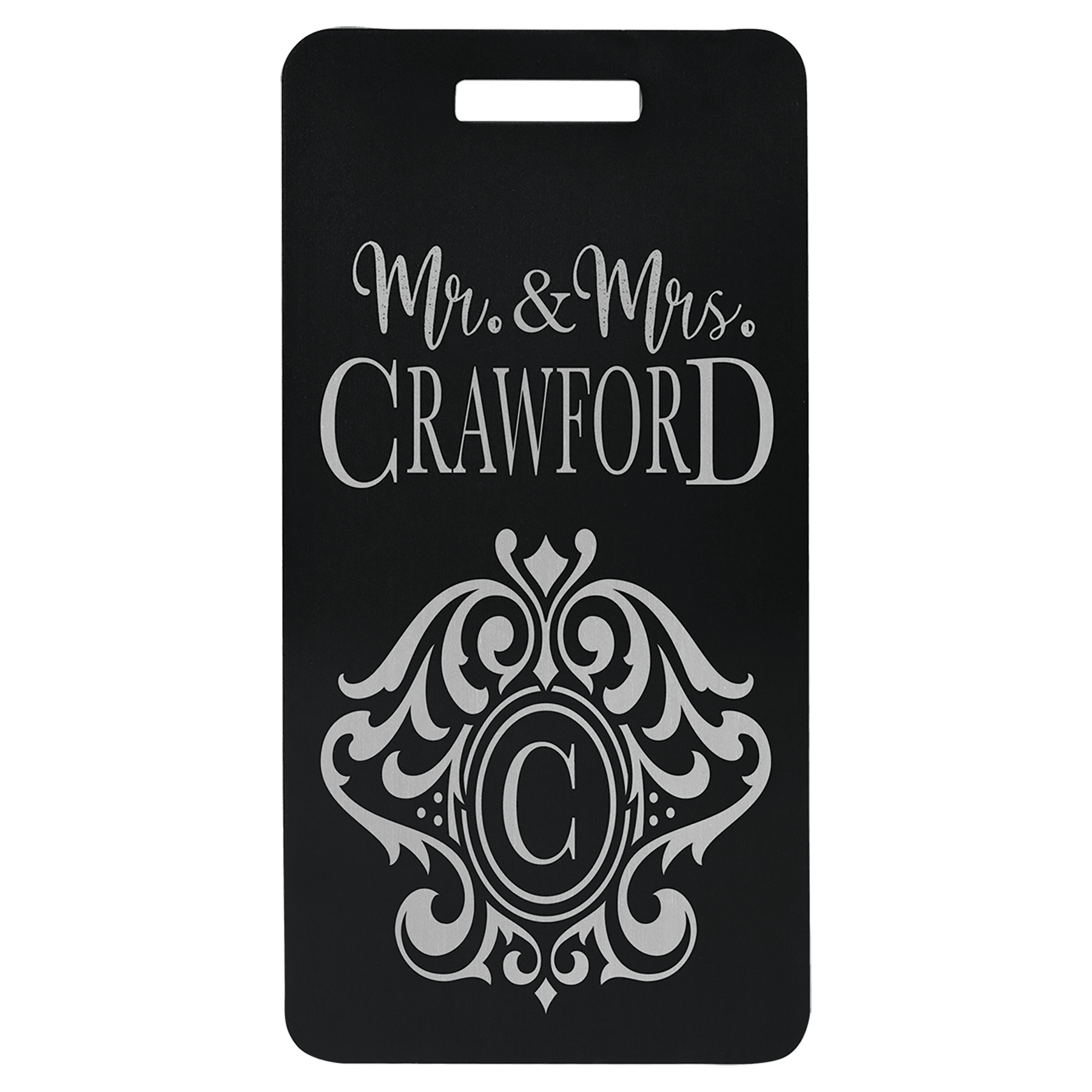 Anodized Aluminum Luggage Tag