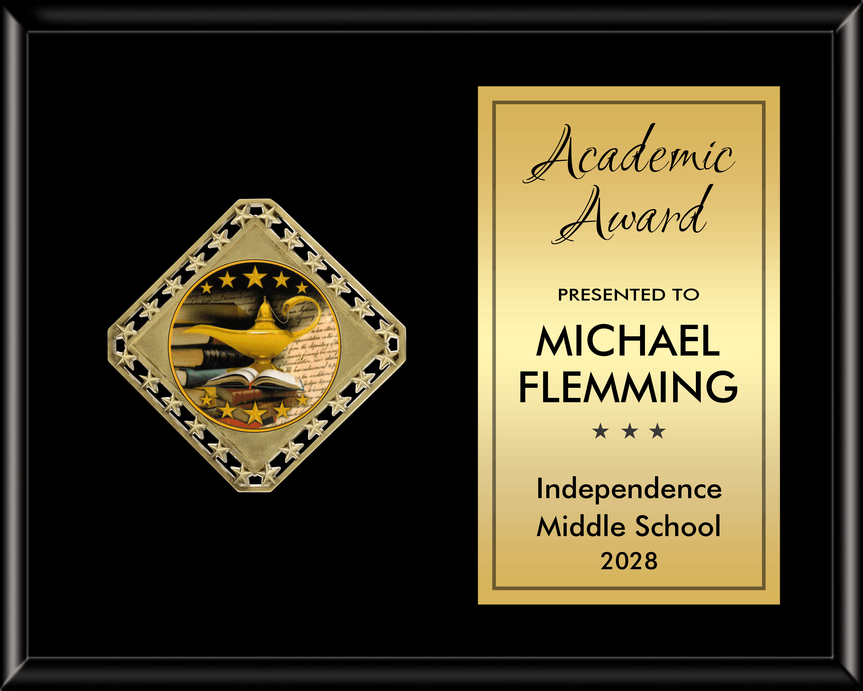 Diamond Plaque Series - Horizontal Plaque