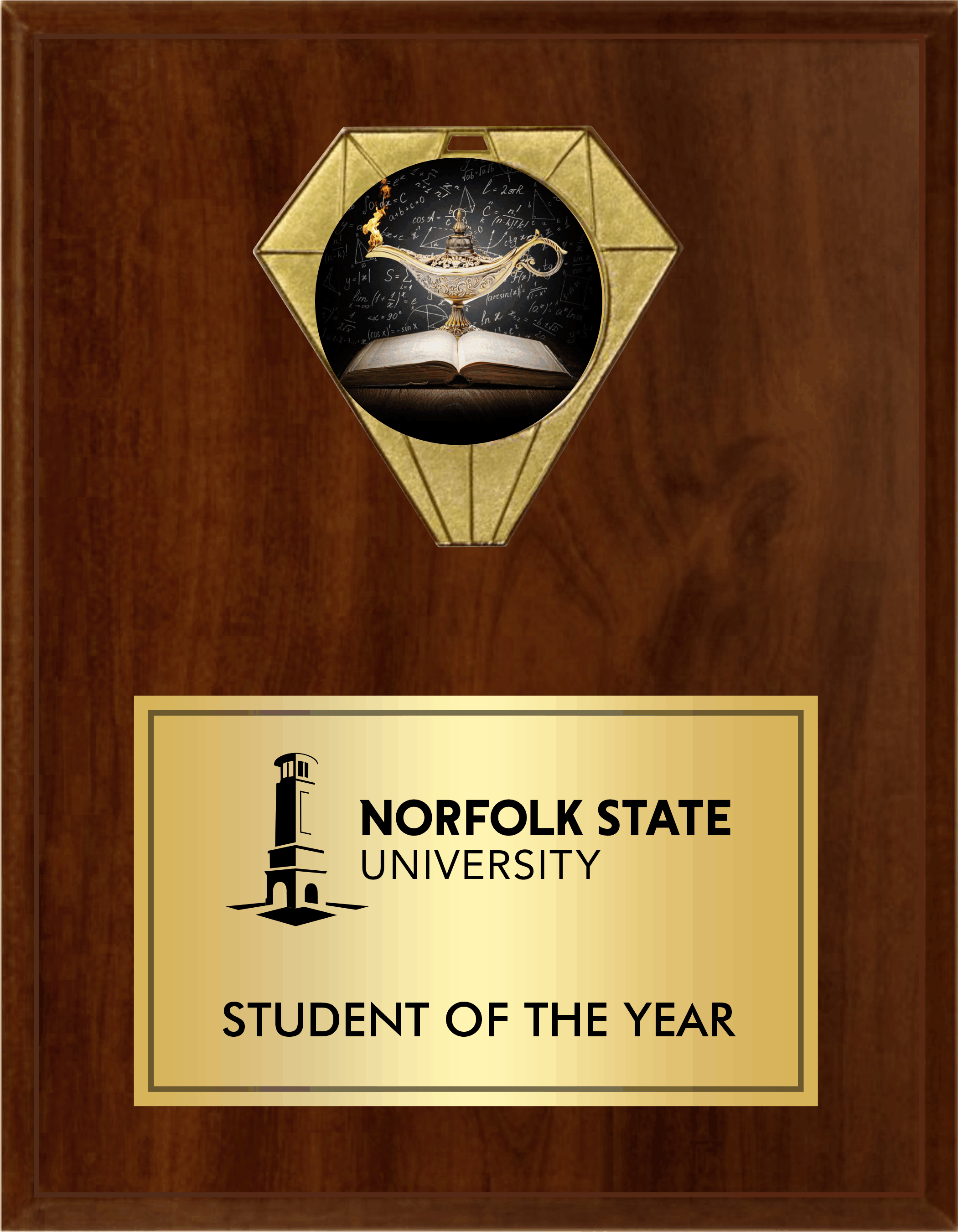 Jewel Plaque Series Vertical Plaque