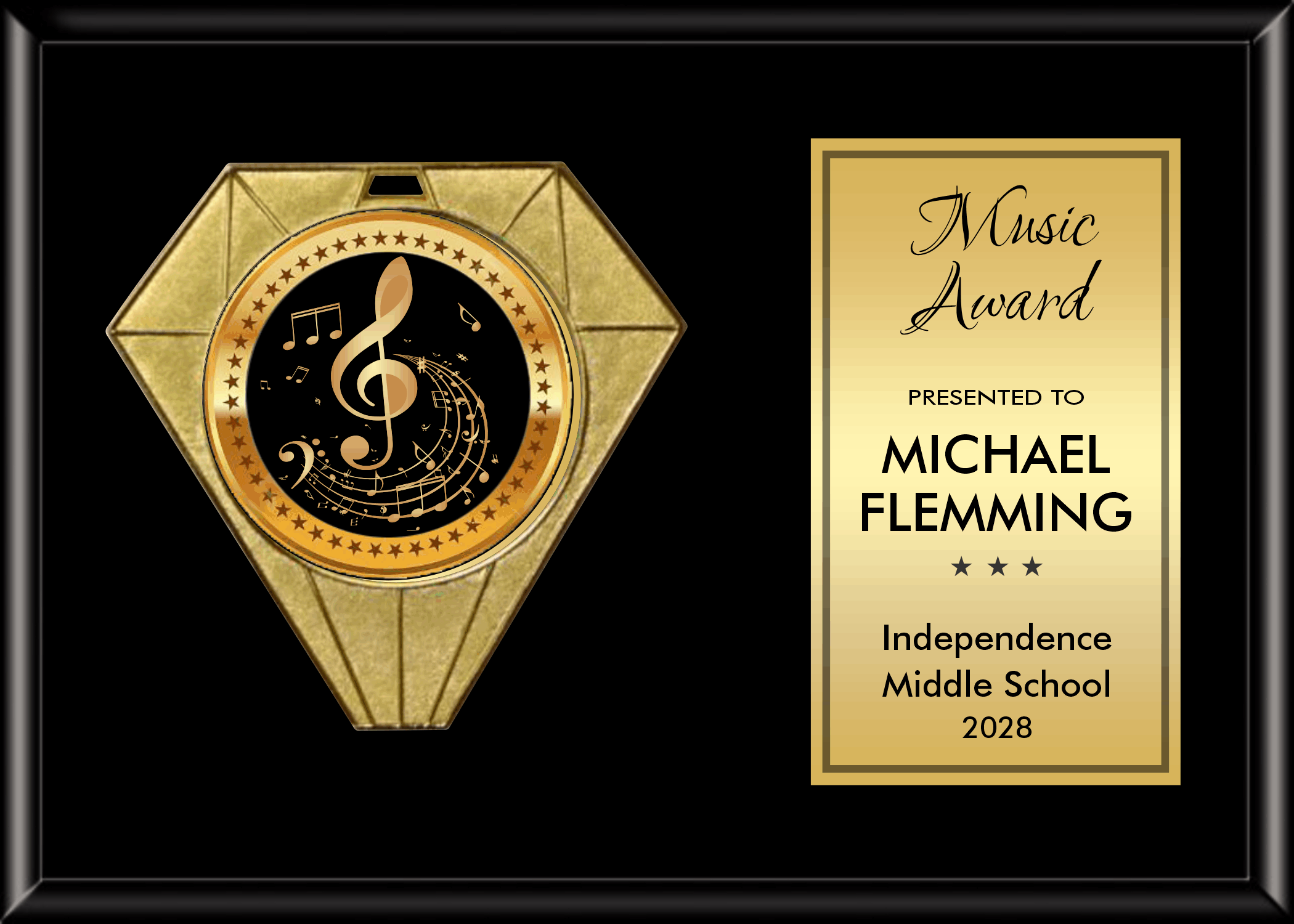 Jewel Plaque Series - Horizontal Plaque