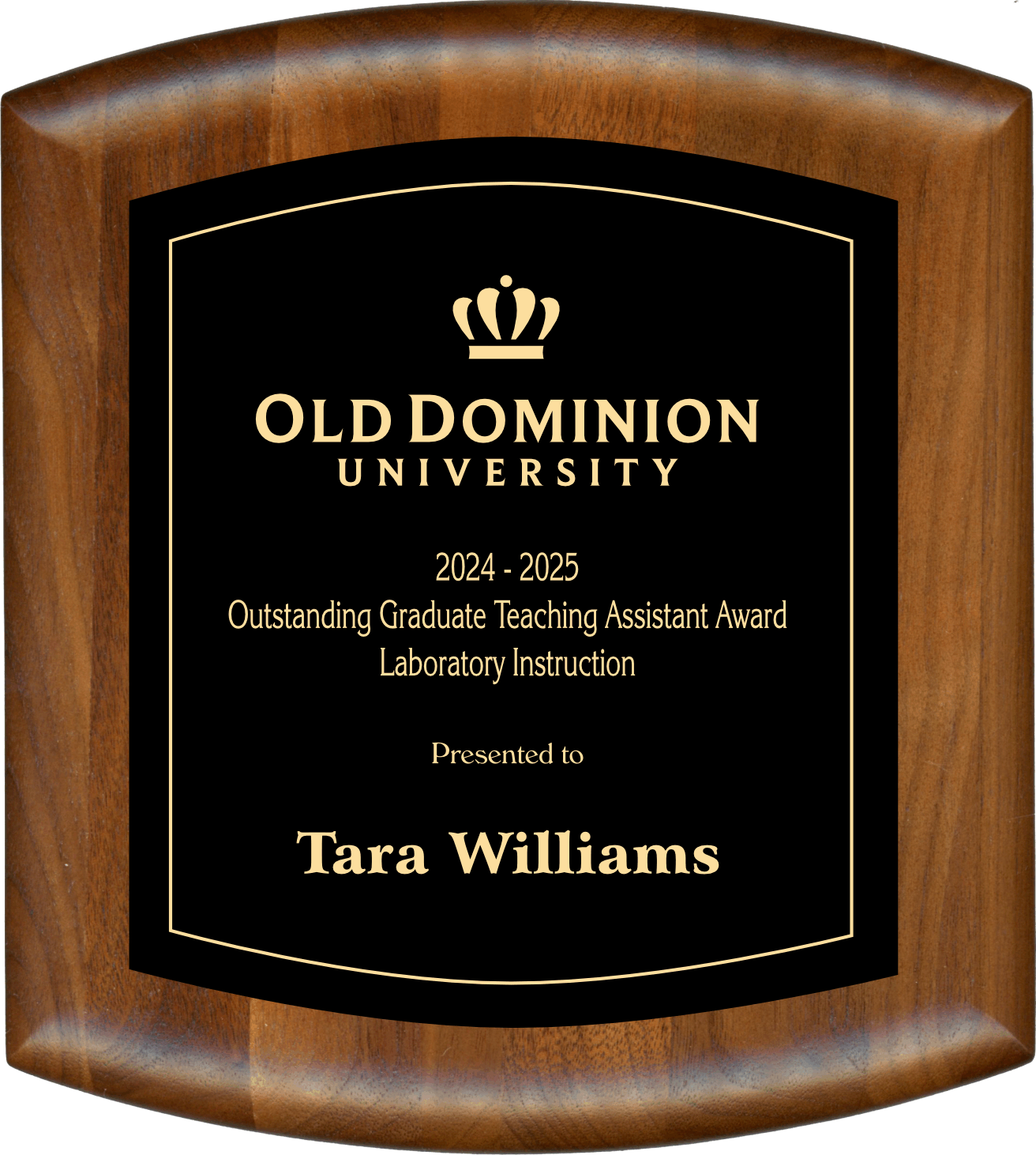 Elliptical Arch WITH GOLD, SILVER, BRONZE OR BLACK PLATE