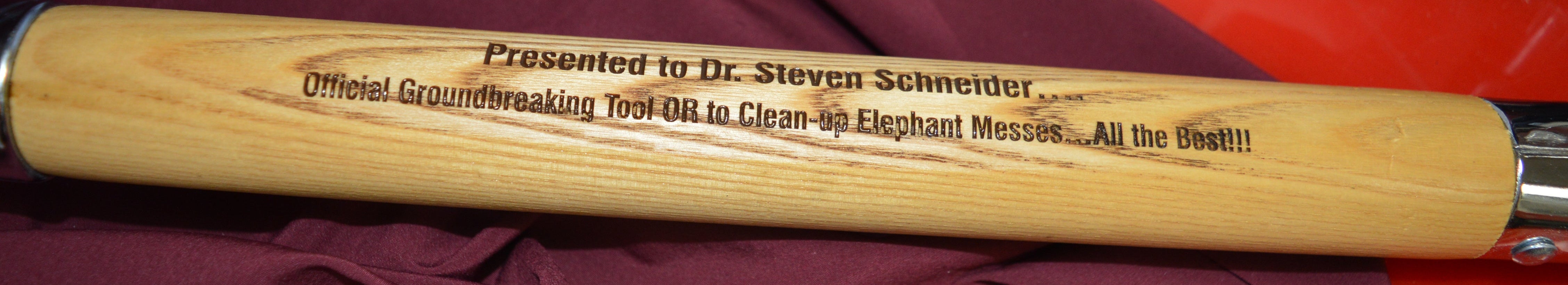 Nickel-Plated Ceremonial Shovel