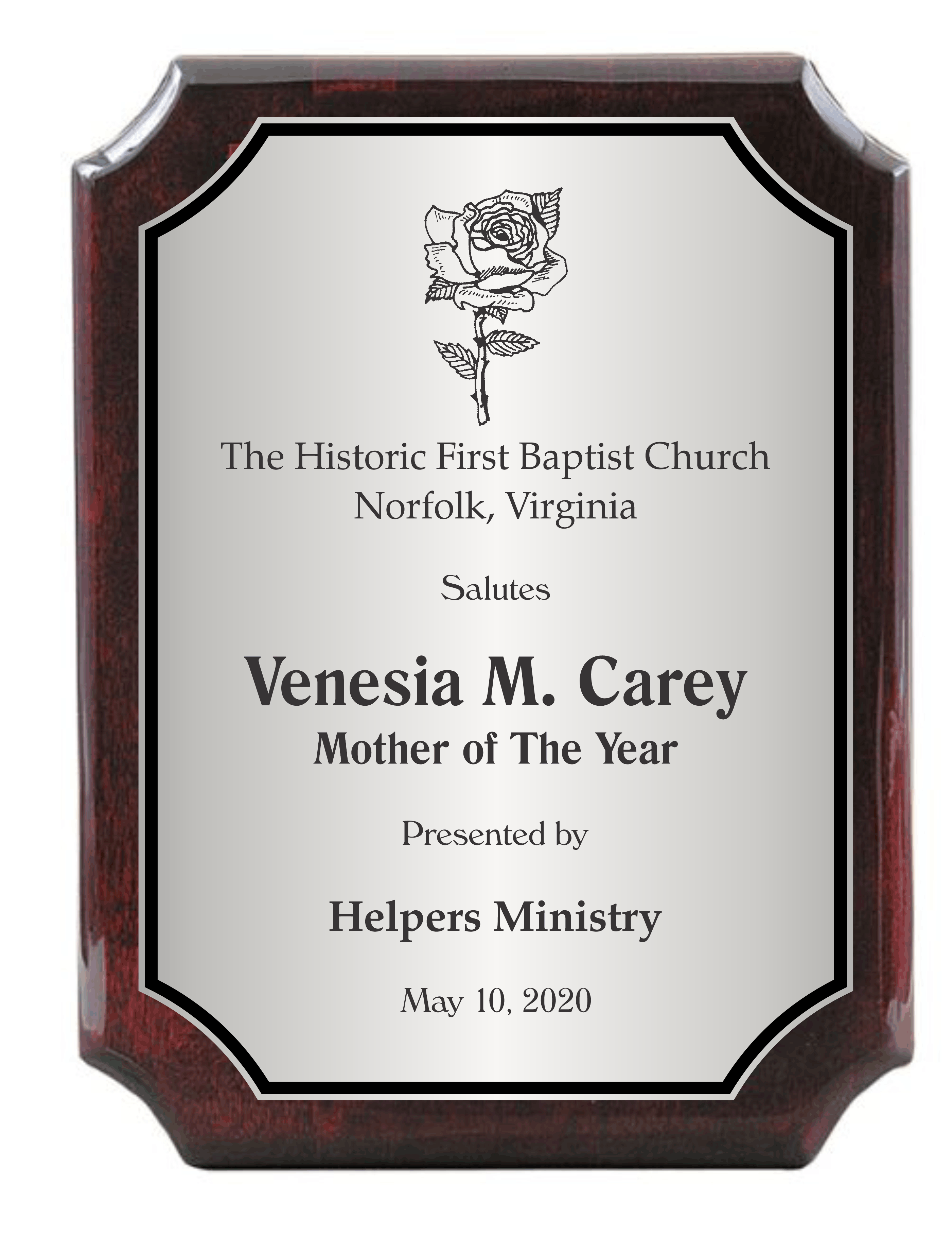 Clipped Corners Piano Finish High Gloss Rosewood