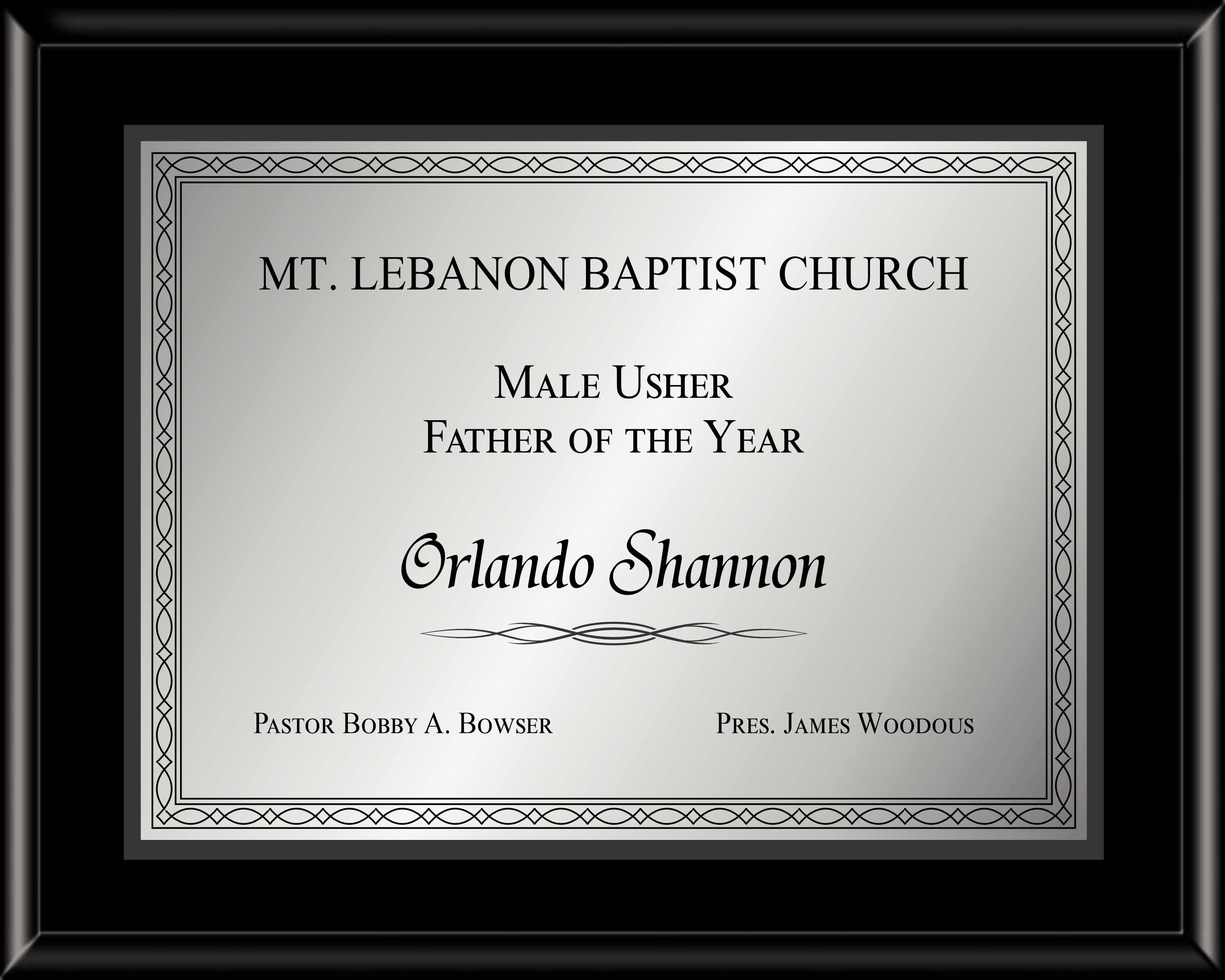 Plaque with Double Plate (Full Plate of Sublimation)