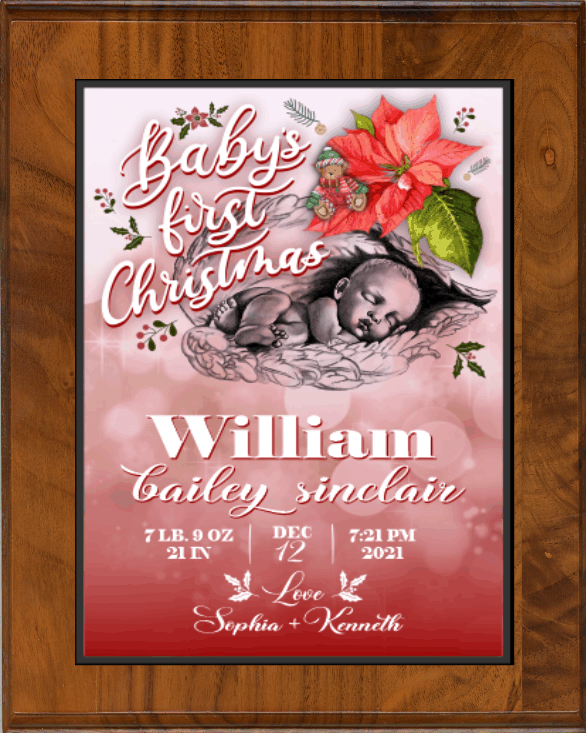 Plaque with Double Plate (Full Plate of Sublimation)