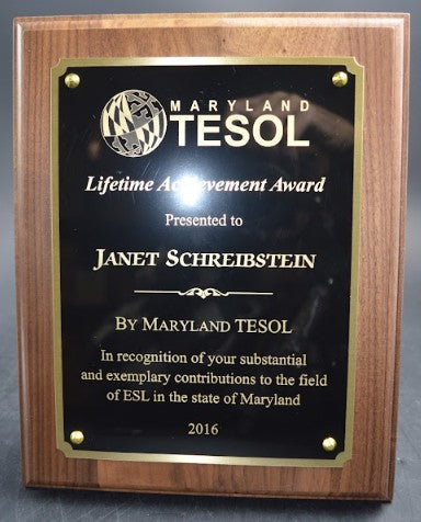 Solid Walnut Plaque