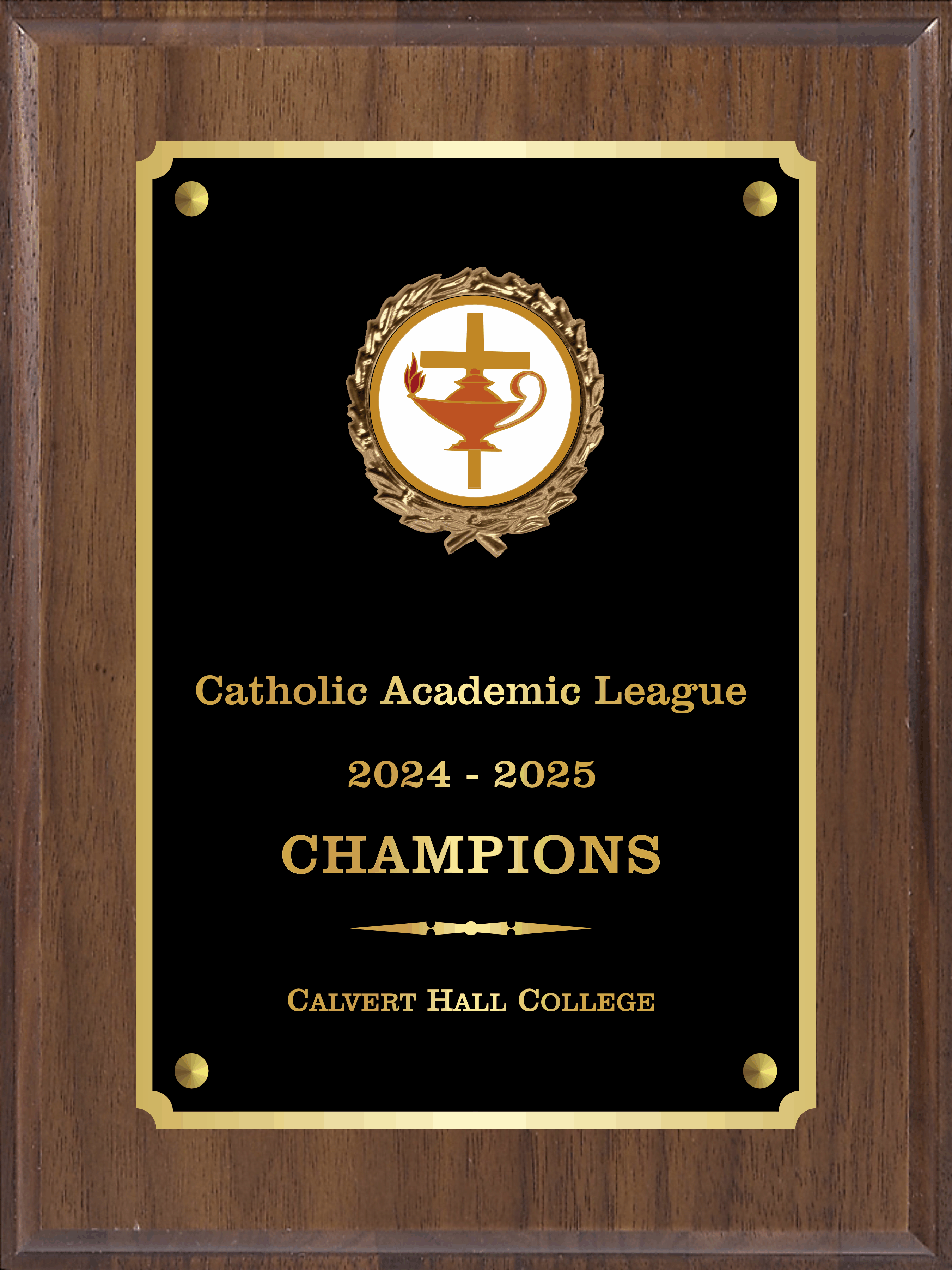 Solid Walnut Plaque