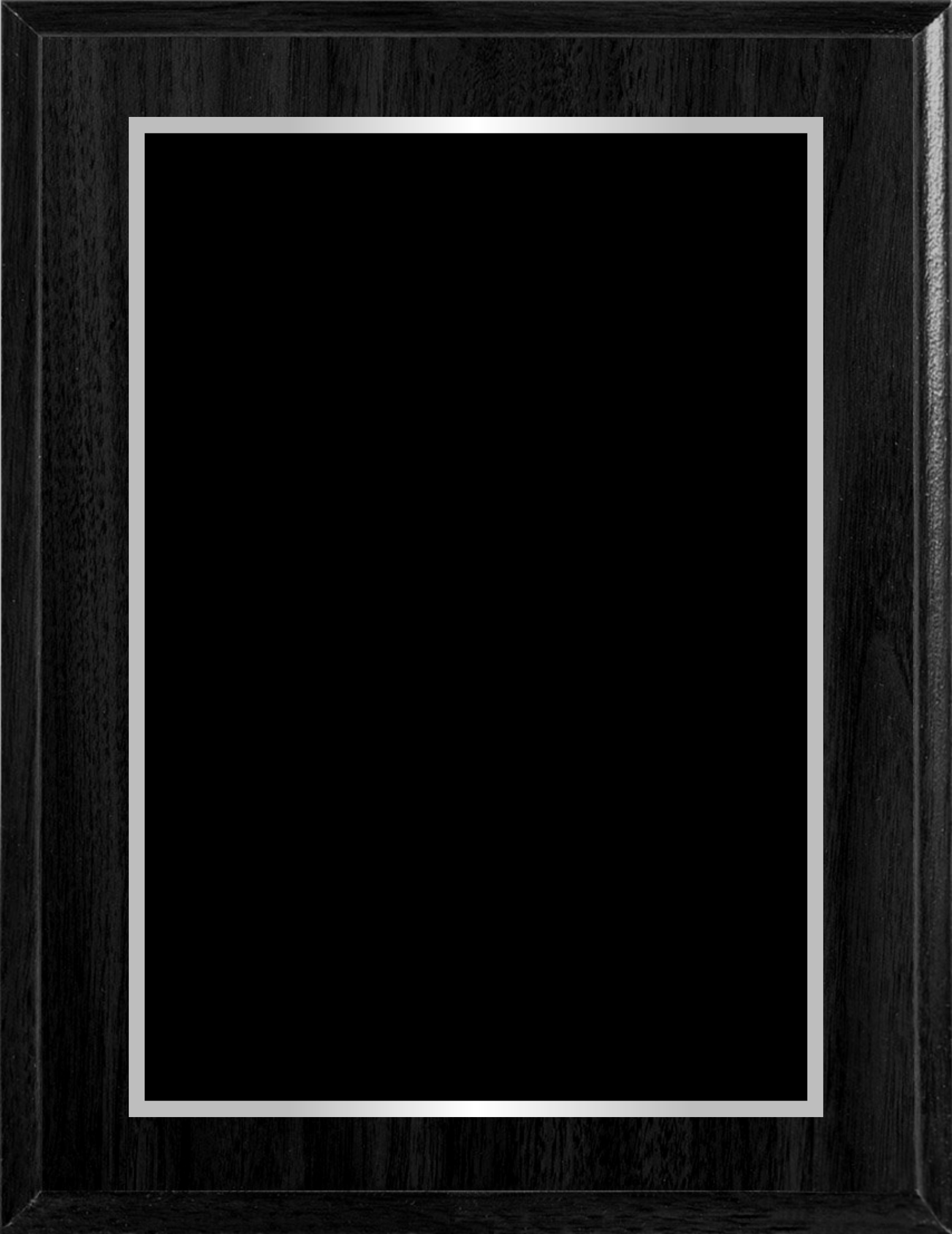Simulated Walnut Plaque