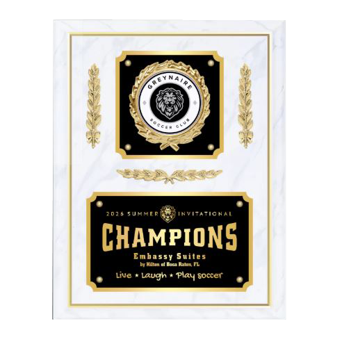 Gold Edge Plaques