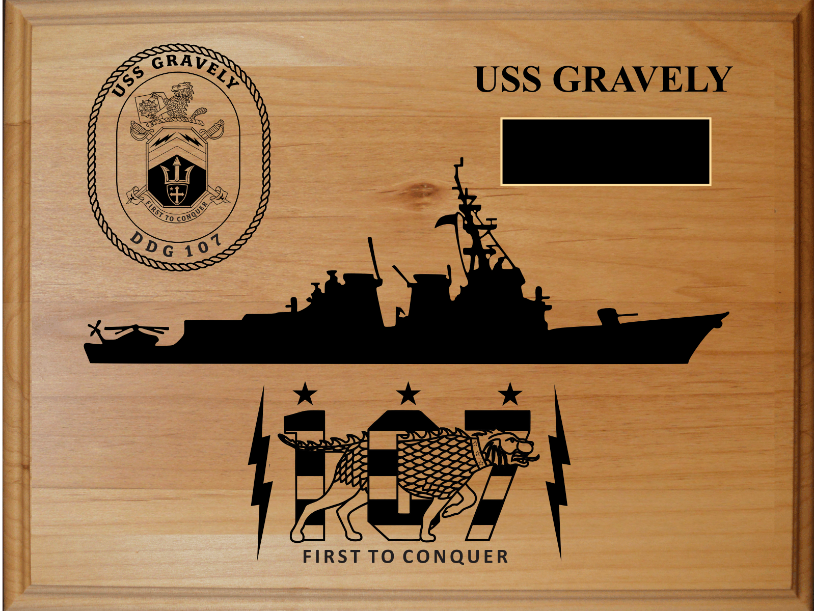 Red Adler Laser Engraved