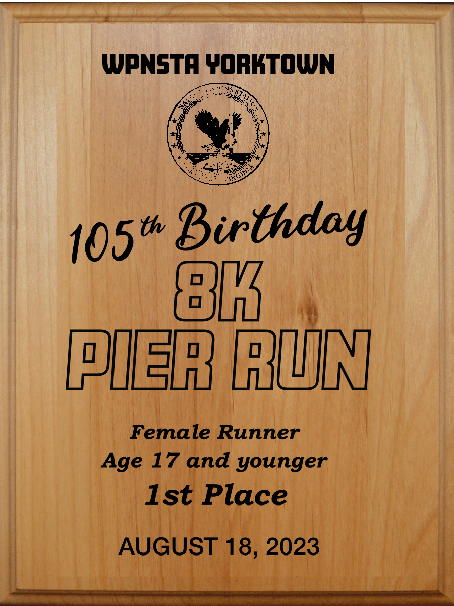 Red Adler Laser Engraved