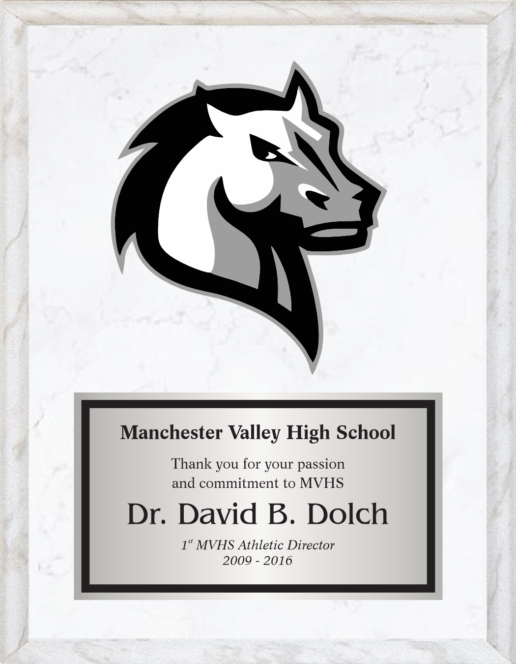 Marble Finish Plaque