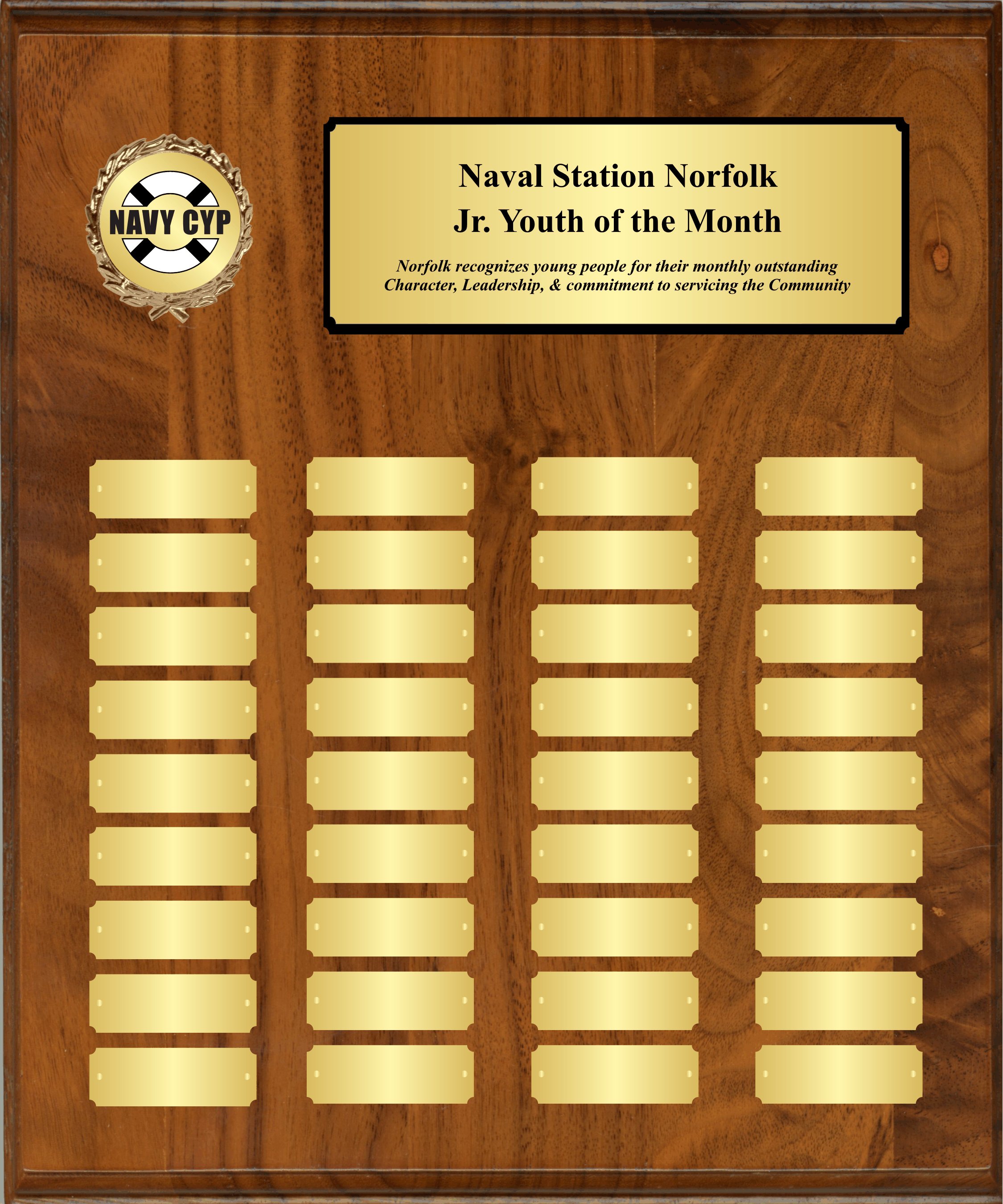 Perpetual Plaques