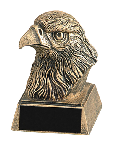 Eagle Head Resin Trophy