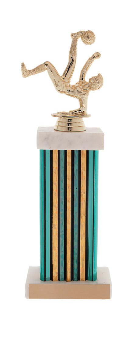 Trophy - Rectangular Column WITH MARBLE CAPS