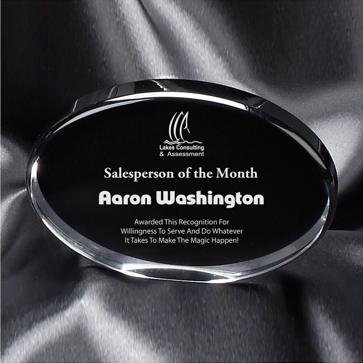 Acrylic Oval Award