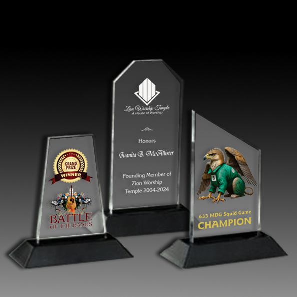 Peak, Clipped, or Prism Acrylic Award