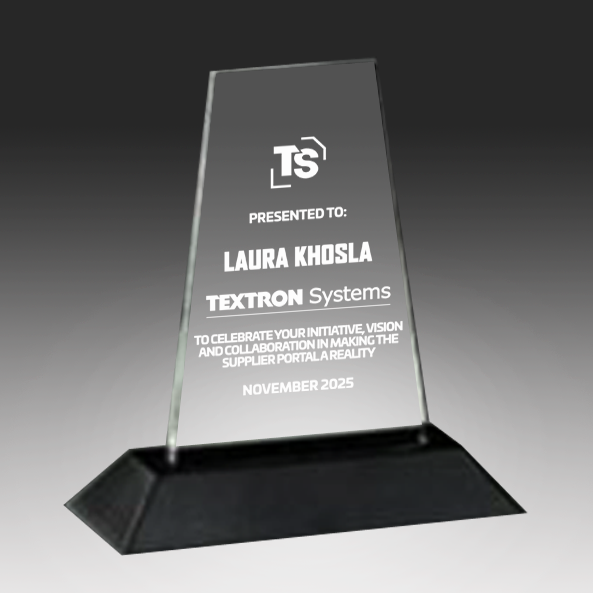 Peak, Clipped, or Prism Acrylic Award