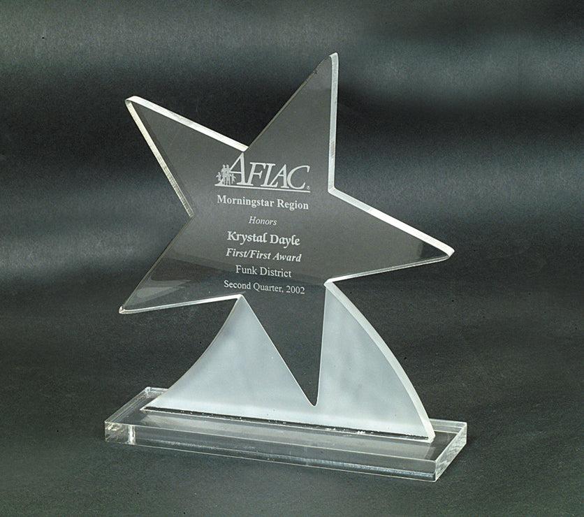 Acrylic Shooting Star Award
