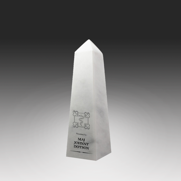 White Marble Obelisk