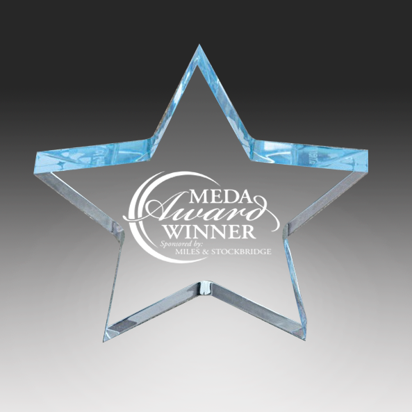 Acrylic Star Performer Paperweight
