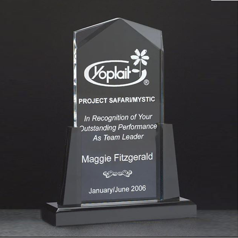 Spire Clear Acrylic Award