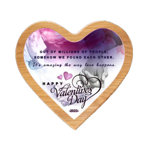 Alder Heart Plaque