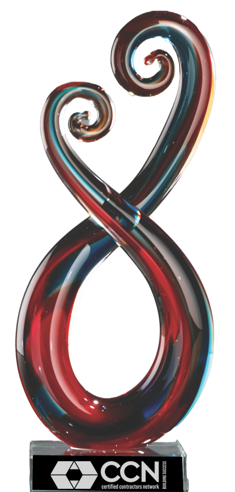 Red and Blue Art Glass