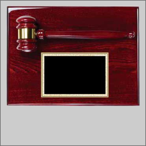 Gavel Plaque