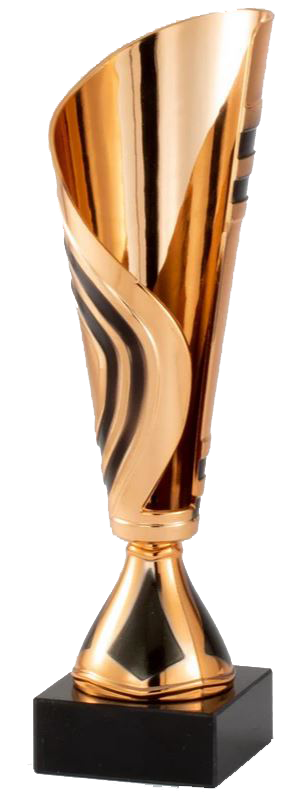 11.5" Value Cup on a Black Marble Base