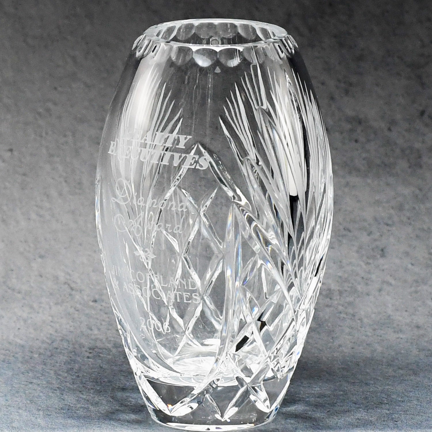 Lead Crystal Vase