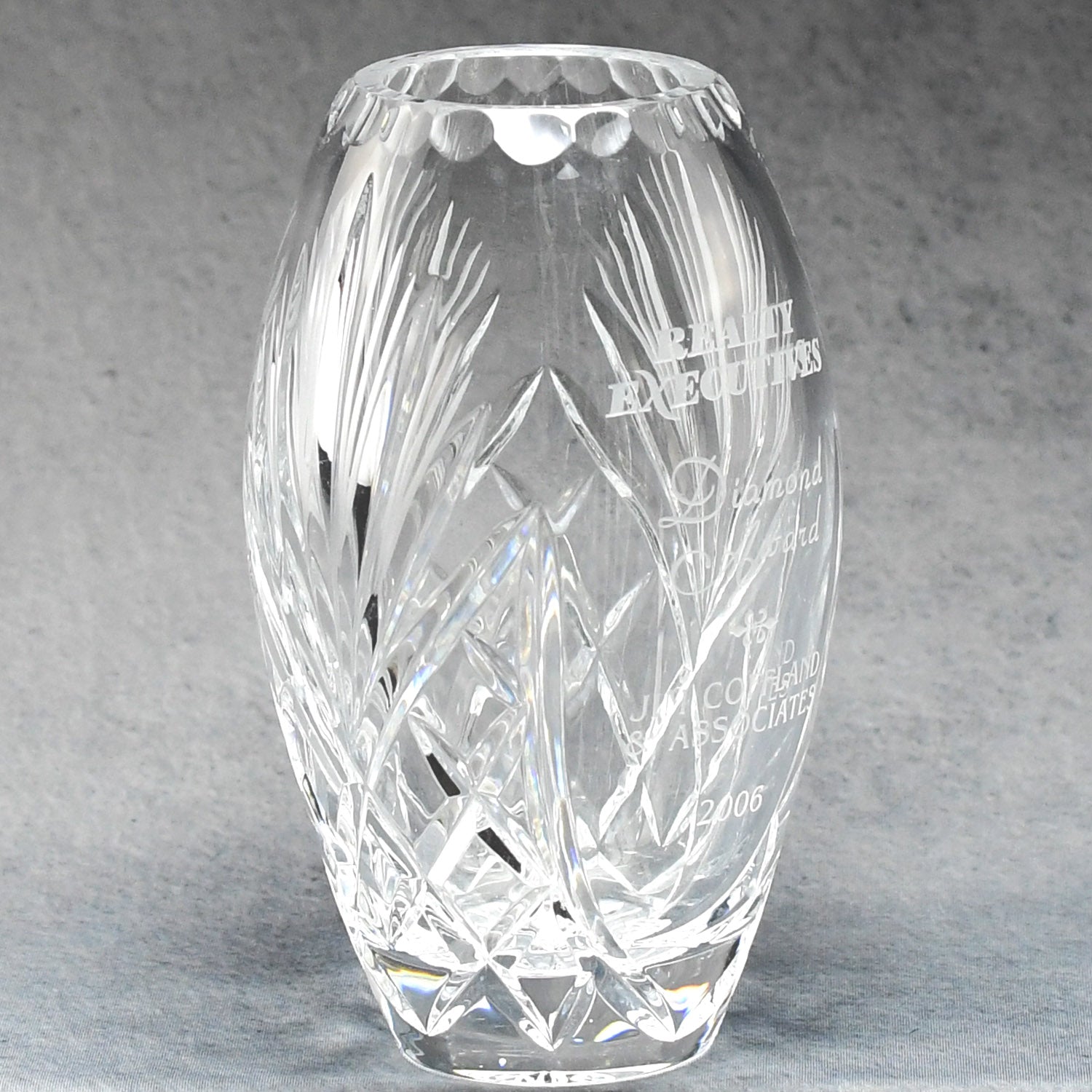 Lead Crystal Vase