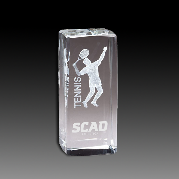 CRYSTAL with 3-D Sports Image