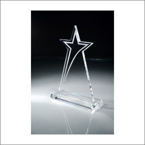 Crystal Sleek Star 7" x 10¼"