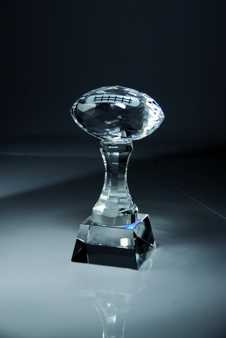 9" Crystal Football