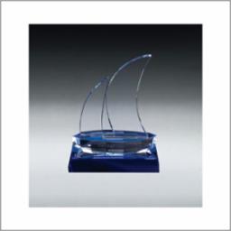 Sailboat- Blue Base - 7.5"