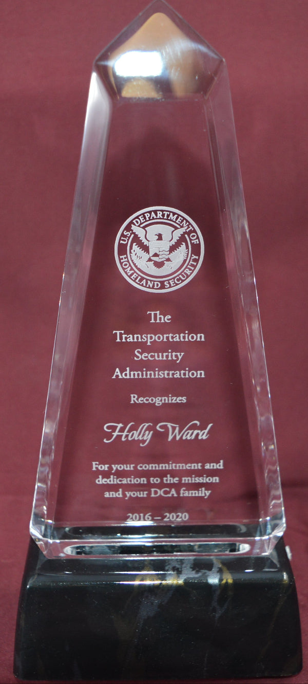 ACRYLIC OBELISK AWARD