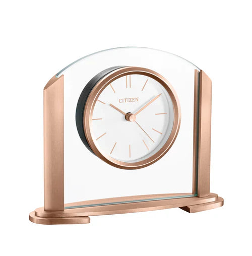 Citizen Clock with Rose Gold Accents  7"x6" Tall