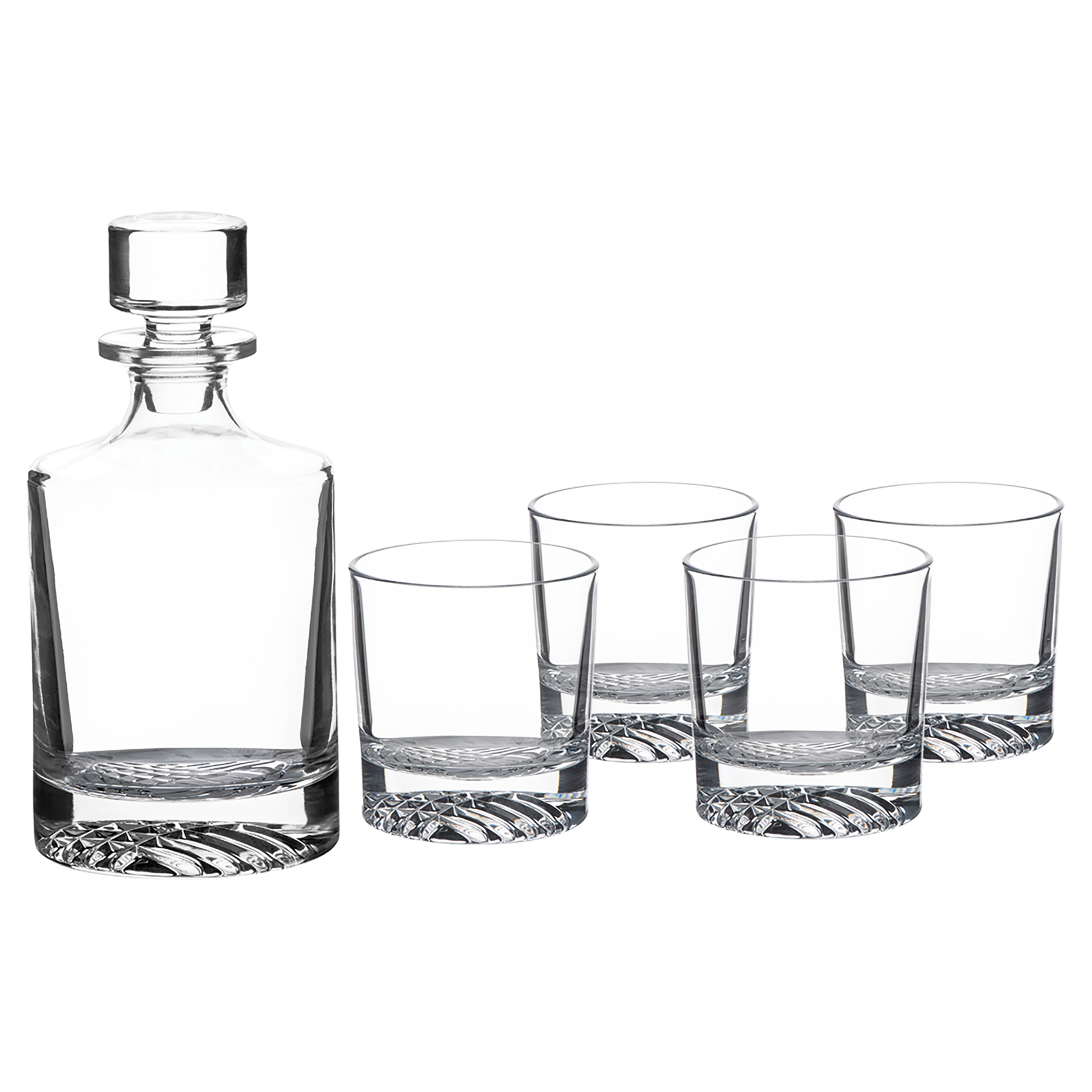 Round Glass Decanter Set