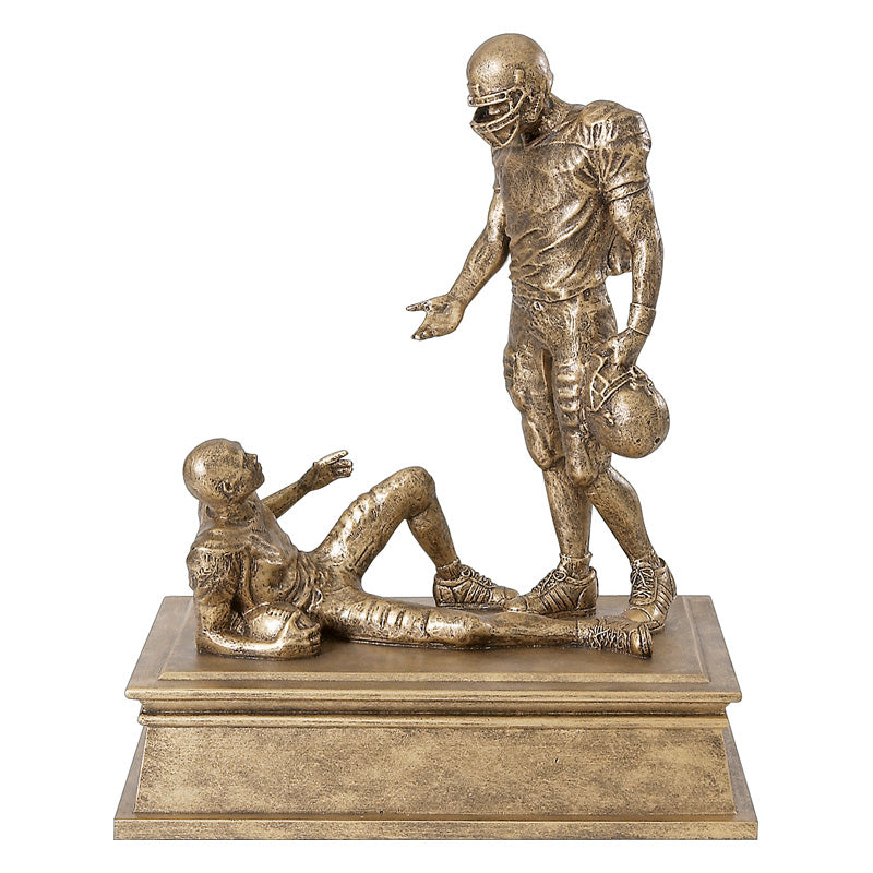 Football Sportsmanship Resin 7.375"