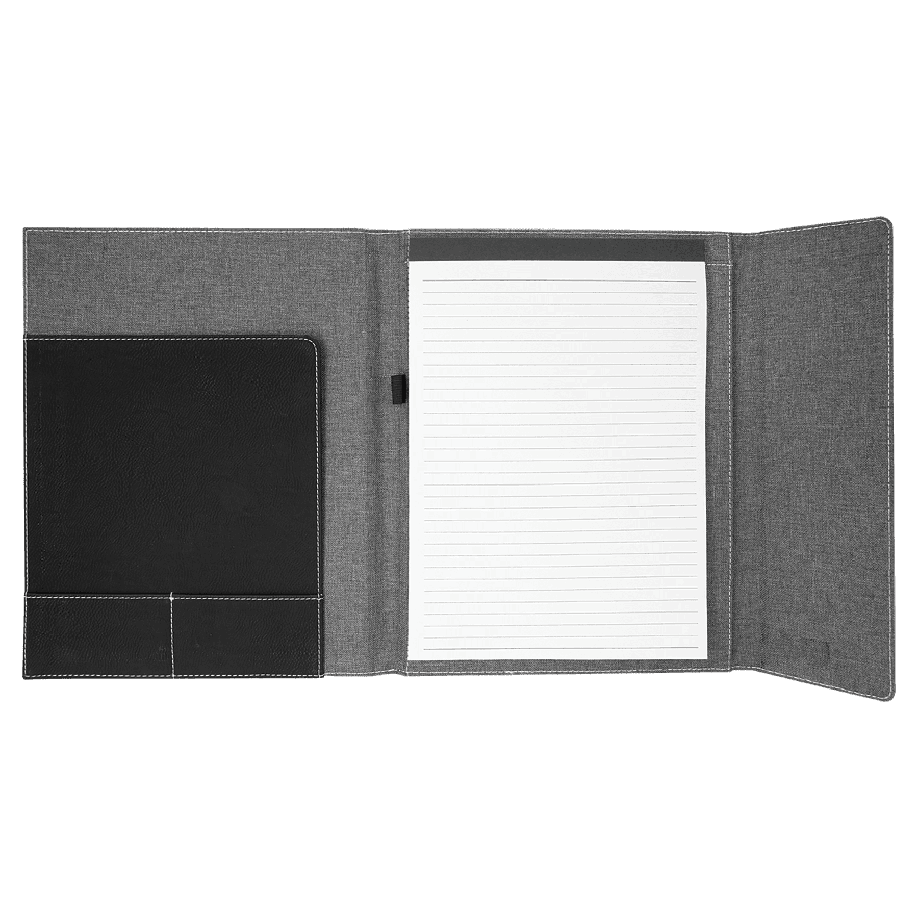 Laserable Leatherette Portfolio with Notepad