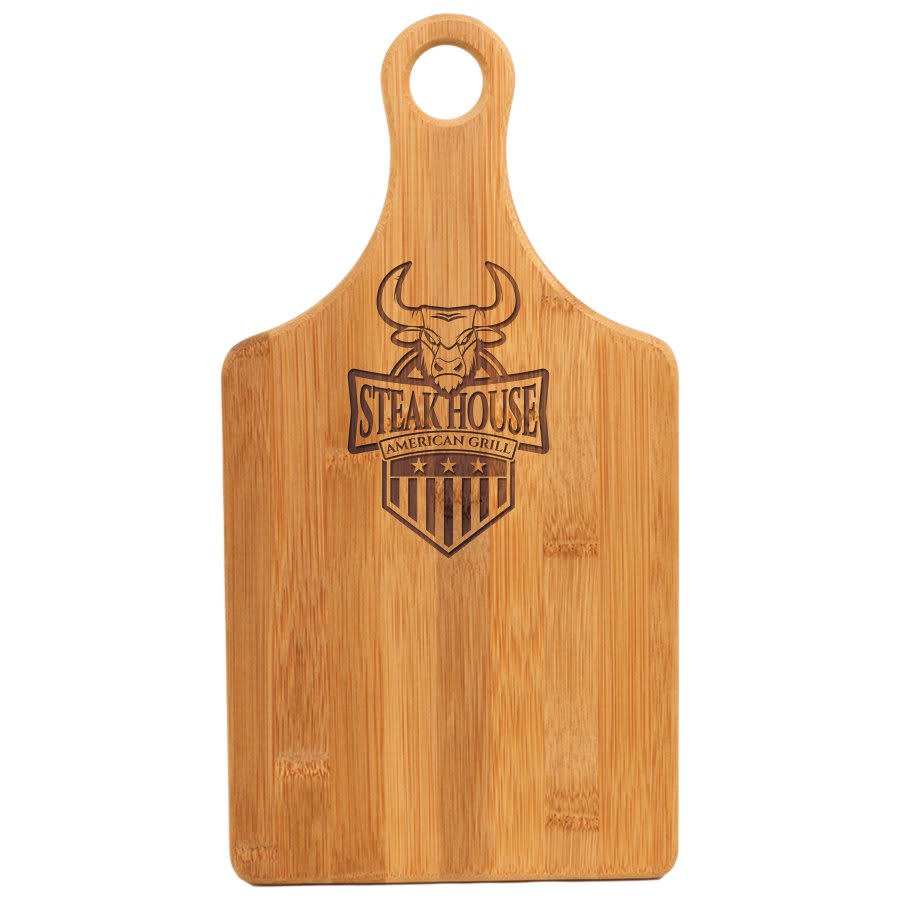 Bamboo Paddle Shape Cutting Board