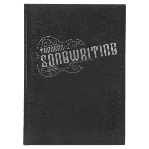 7" x 9 3/4" Laserable Leatherette Journal-Lined Notepad