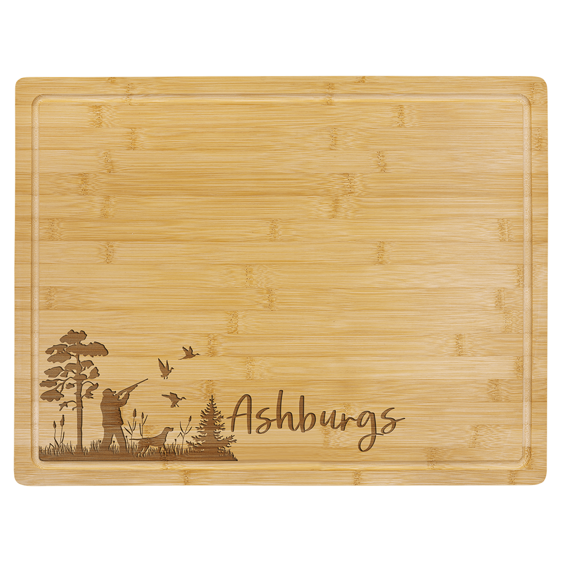 Bamboo Cutting Board with Drip Ring