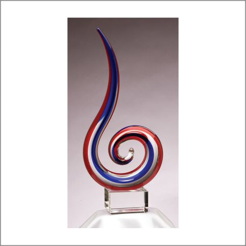 Art Glass Sculpture 14.5"