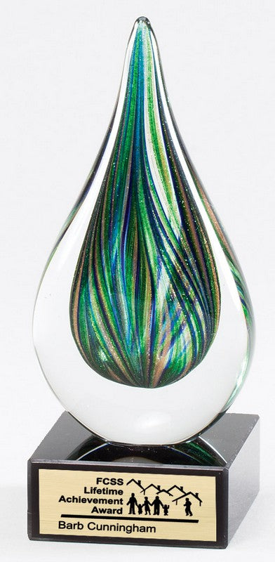 7" Art Glass Sculpture