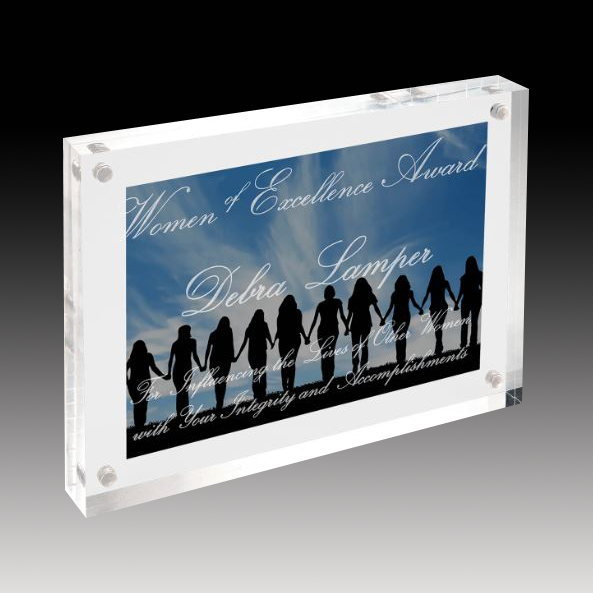 Clear Rectangle Magnetic Acrylic