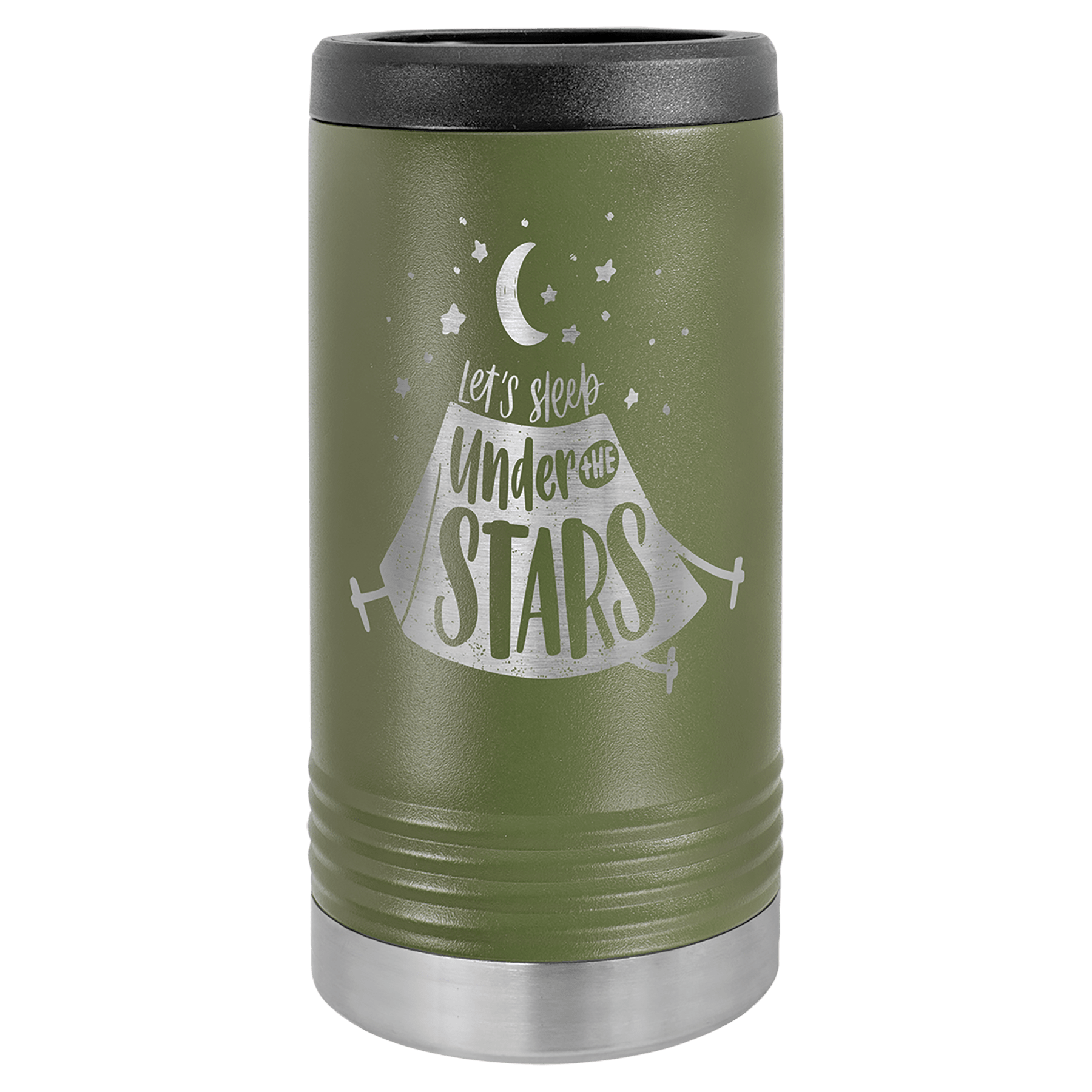 Polar Camel Black Slim Beverage Holder