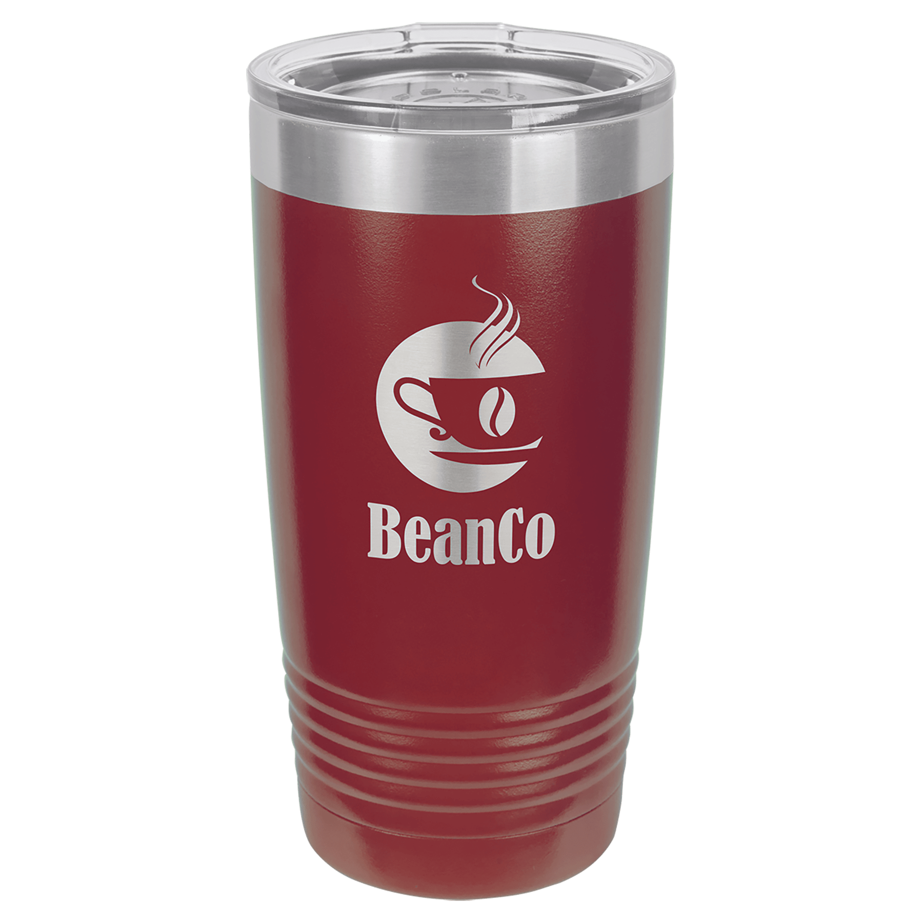 20 oz. Stainless Steel Vacuum Insulated Ringneck Tumbler with Clear Lid